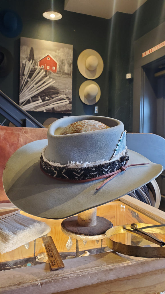 Colorado cowboy hat maker crafts custom designs to withstand rain